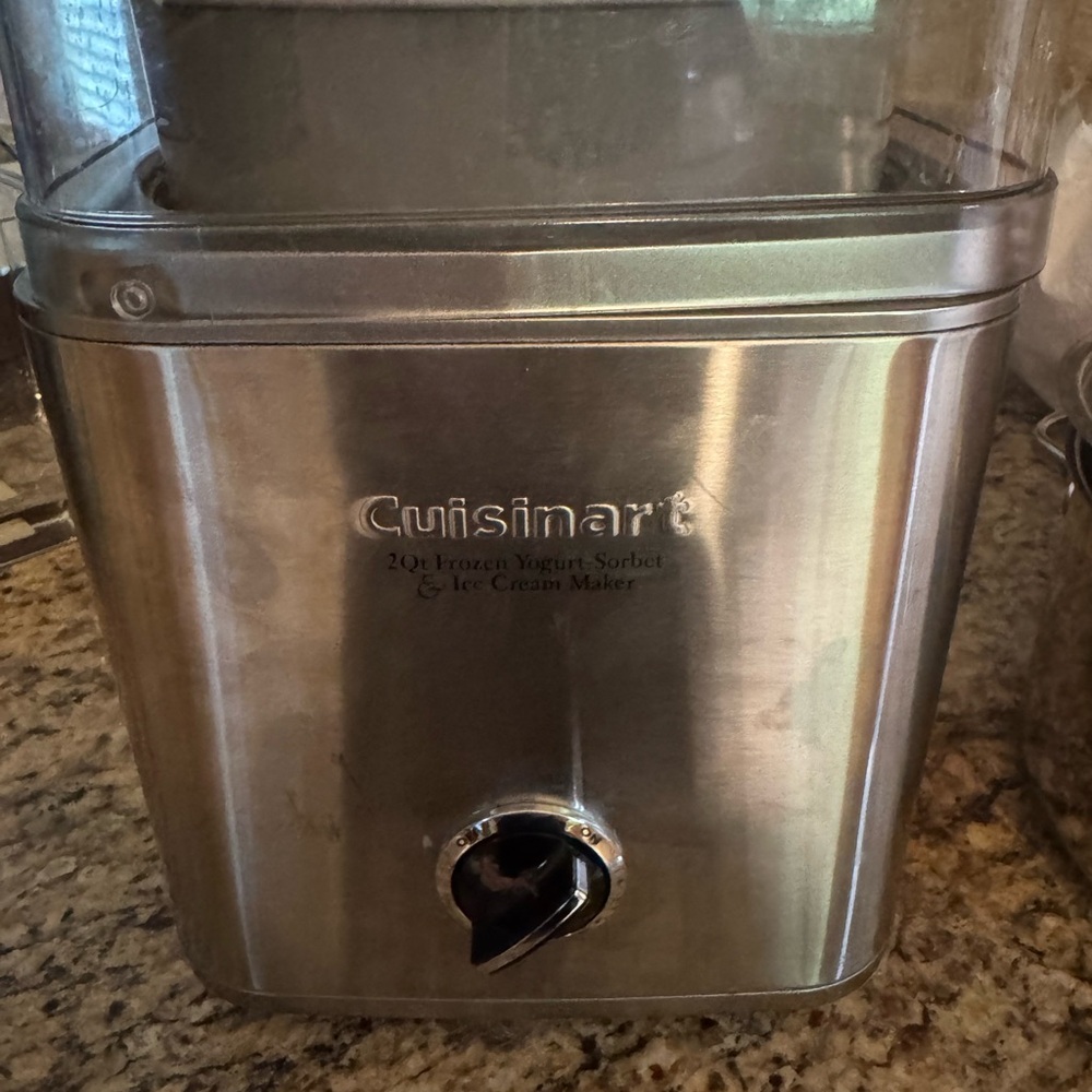 Cuisinart Silver Ice Cream Maker